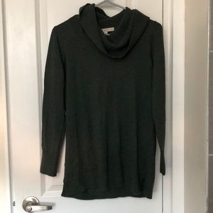 LOFT cowl neck tunic sweater